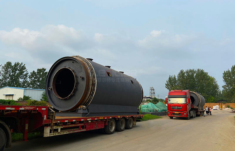 河北石家莊10萬噸輪胎煉油項目訂購設備發車01 河北石家莊10萬噸輪胎煉油項目訂購設備發車01